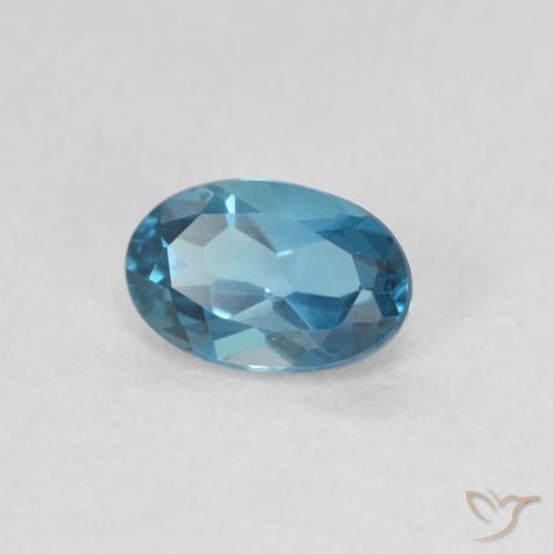 Topázio Londres Azul Natural 0.57ct, oval, VVS