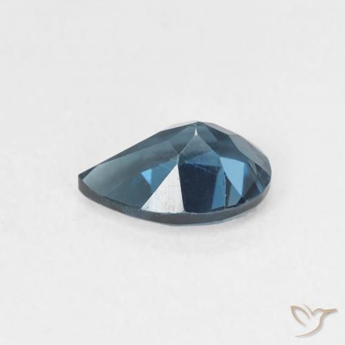 Topázio Londres Azul Natural 0.82ct, Formato de pêra, VS