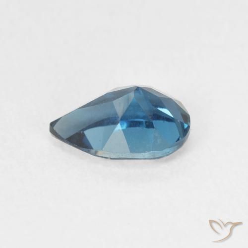 Topázio Londres Azul Natural 0.91ct, Formato de pêra, VS