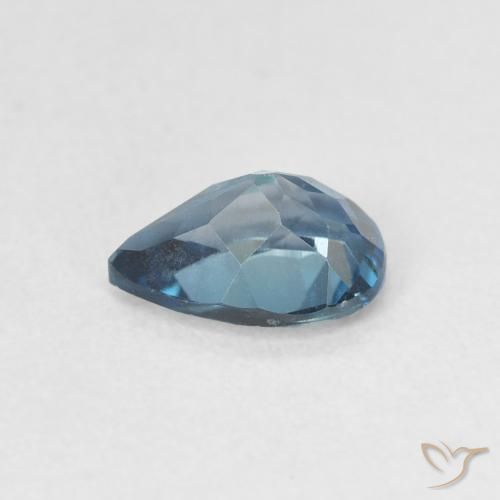 Topázio Londres Azul Natural 0.85ct, Formato de pêra, VS