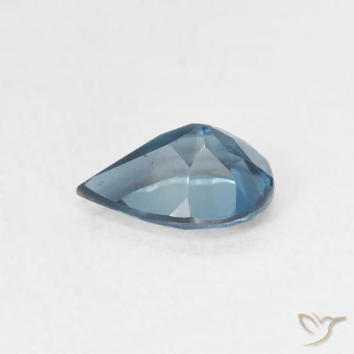 Topázio Londres Azul Natural 0.79ct, Formato de pêra, VS