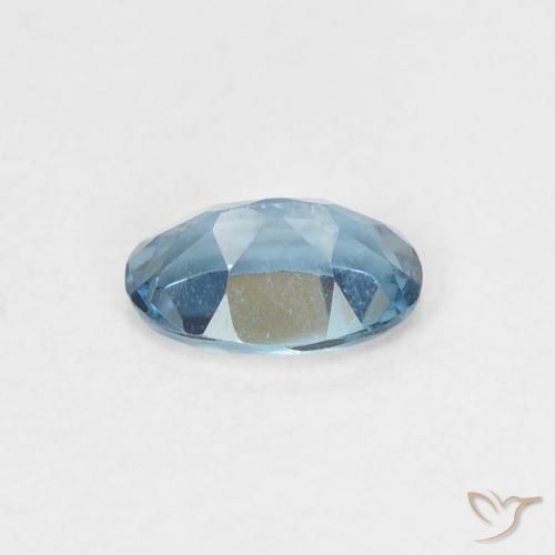 Topázio Londres Azul Natural 0.53ct, oval, VS