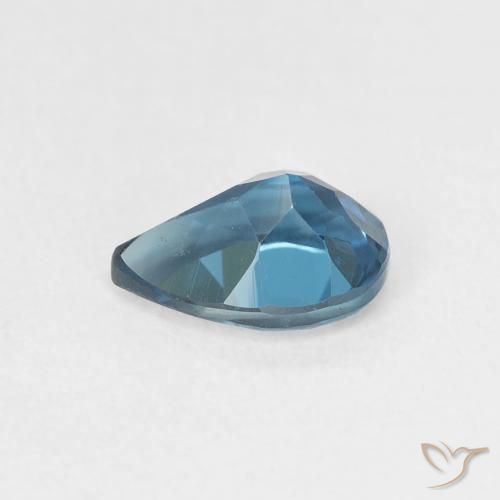 Topázio Londres Azul Natural 0.89ct, Formato de pêra, VS