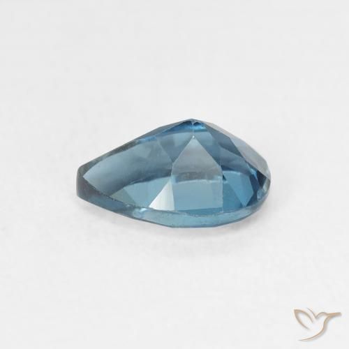Topázio Londres Azul Natural 0.90ct, Formato de pêra, VS