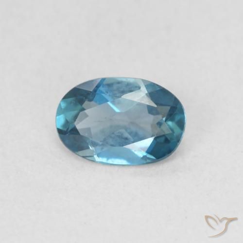 Topázio Londres Azul Natural 0.52ct, oval, VVS-VS