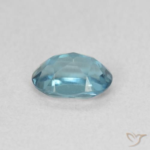 Topázio Londres Azul Natural 0.65ct, Corte Oval, VVS-VS