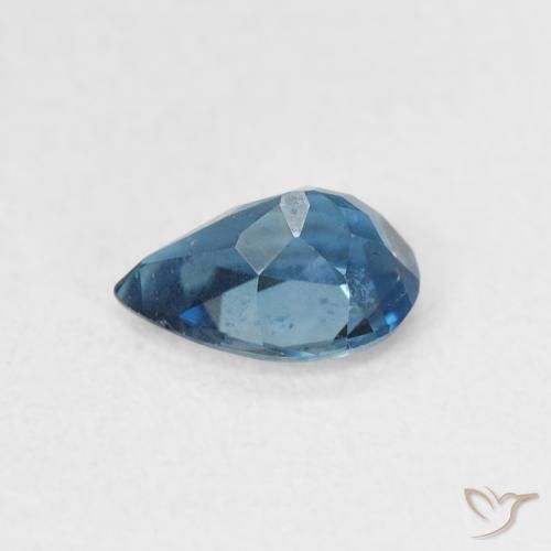 Topázio Londres Azul Natural 0.81ct, Formato de pêra, VVS-VS