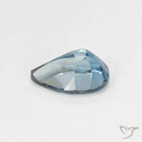 Topázio Londres Azul Natural 0.87ct, Formato de pêra, VVS-VS