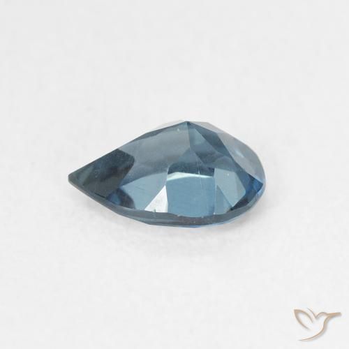 Topázio Londres Azul Natural 0.75ct, Formato de pêra, VVS-VS