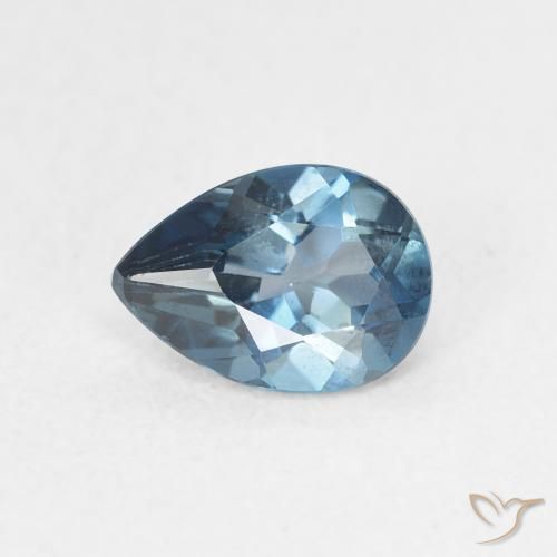 Topázio Londres Azul Natural 0.86ct, Formato de pêra, VVS-VS