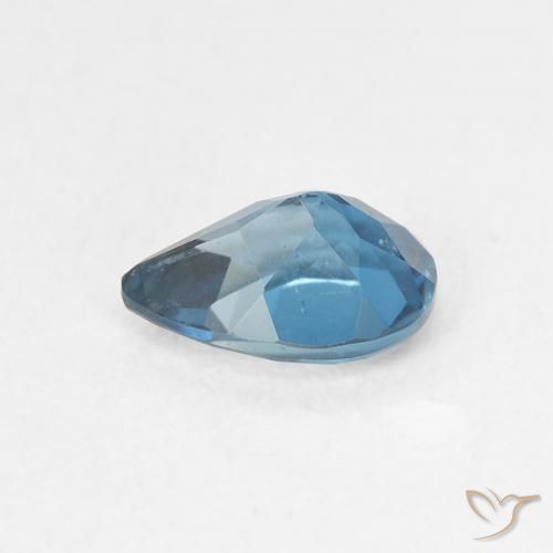 Topázio Londres Azul Natural 0.86ct, Formato de pêra, VVS-VS