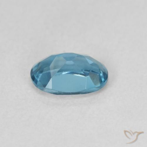 Topázio Londres Azul Natural 0.59ct, oval, VVS-VS