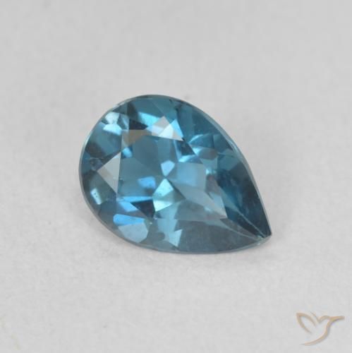 Topázio Londres Azul Natural 0.67ct, Formato de pêra, VVS-VS