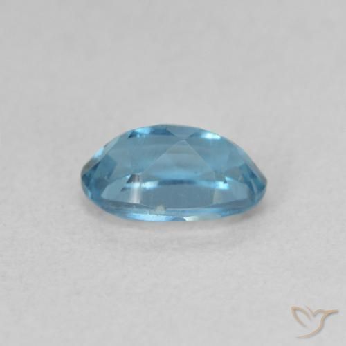 Topázio Londres Azul Natural 0.60ct, oval, VVS-VS