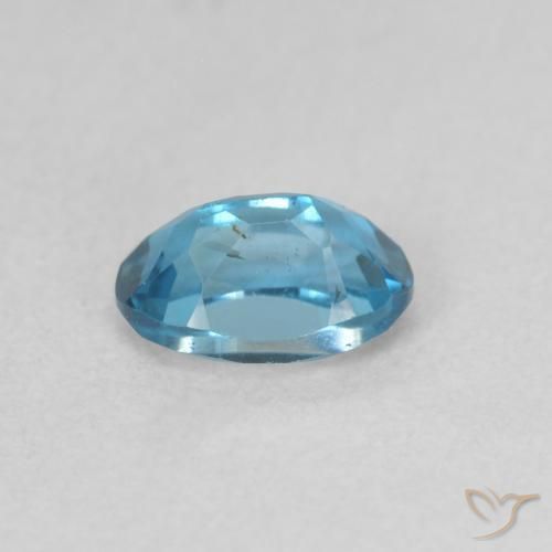 Topázio Londres Azul Natural 0.64ct, oval, VVS-VS