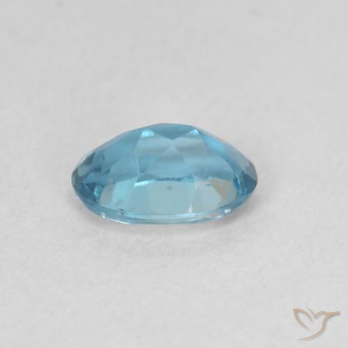 Topázio Londres Azul Natural 0.59ct, oval, VVS-VS