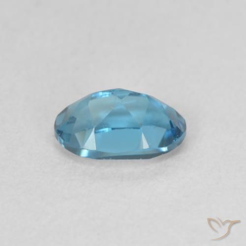 Topázio Londres Azul Natural 0.59ct, oval, VVS-VS