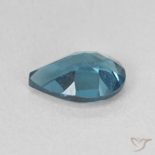 Topázio Londres Azul Natural 0.83ct, Formato de pêra, VVS-VS