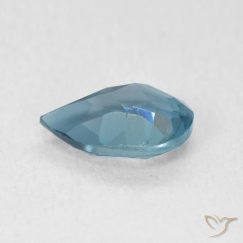 Topázio Londres Azul Natural 0.79ct, Formato de pêra, VVS-VS