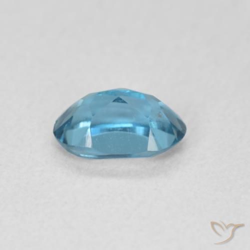 Topázio Londres Azul Natural 0.59ct, oval, VVS-VS