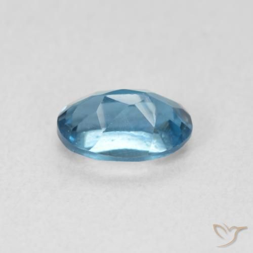 Topázio Londres Azul Natural 0.69ct, oval, VVS-VS