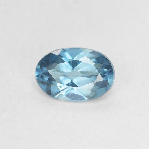 0.49ct Natural Londres Azul Topázio, oval, VVS-VS