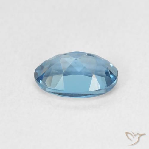 Topázio Londres Azul Natural 0.60ct, oval, VVS-VS