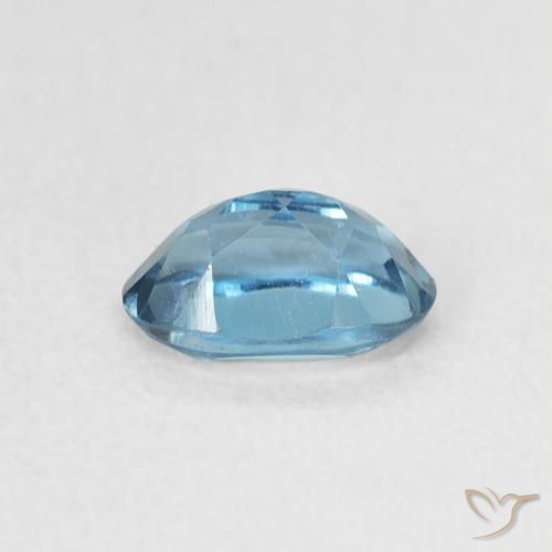Topázio Londres Azul Natural 0.61ct, oval, VVS-VS