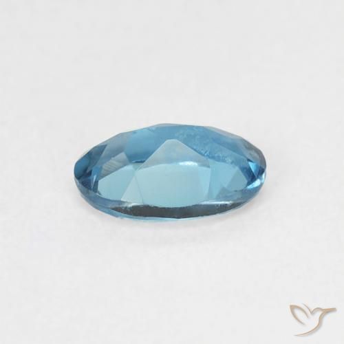 Topázio Londres Azul Natural 0.54ct, oval, VVS-VS
