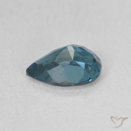Topázio Londres Azul Natural 0.86ct, Formato de pêra, VS