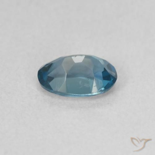Topázio Londres Azul Natural 0.53ct, oval, VS