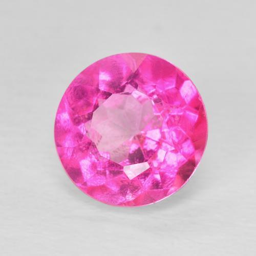 Topázio Rosa quente Natural 3.52ct, Redondo, VVS-VS