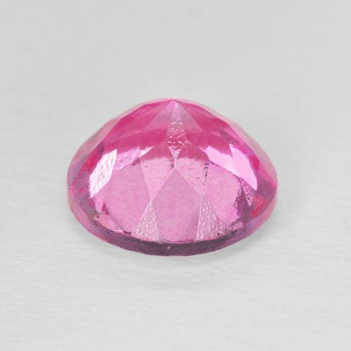 Topázio Medium Dark-Pink Natural 3.47ct, Redondo, VVS-VS