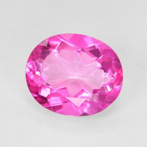 Topázio Rosa quente Natural 5.82ct, oval, VVS-VS