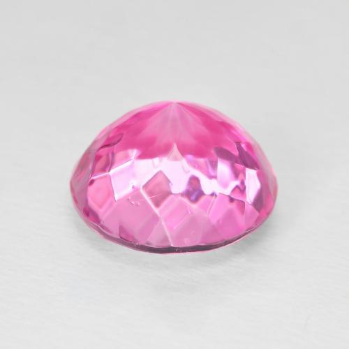 Topázio Rosa escuro Natural 6.82ct, Redondo, VVS