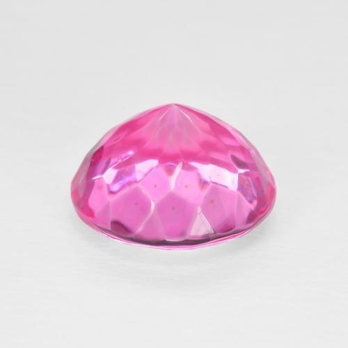 Topázio Rosa quente Natural 6.32ct, Redondo, VVS