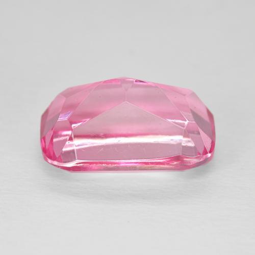 Topázio Medium Dark-Pink Natural 9.60ct, Almofada, VVS-VS