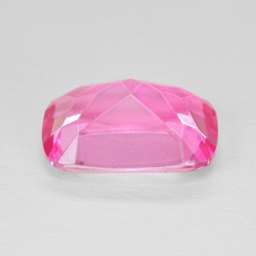 Topázio Magenta Profundo Natural 8.67ct, Almofada, VVS-VS