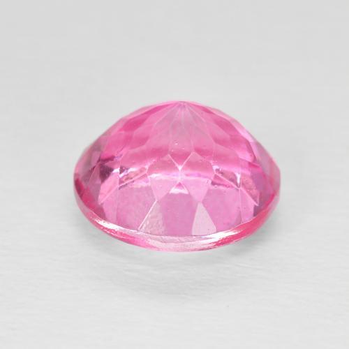 Topázio rosa natural 3,70ct, corte redondo, VVS-VS