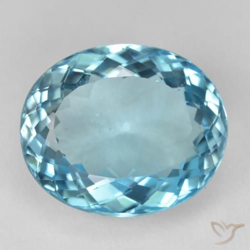 23.21ct Natural Azul Suíço Topázio, oval, VS