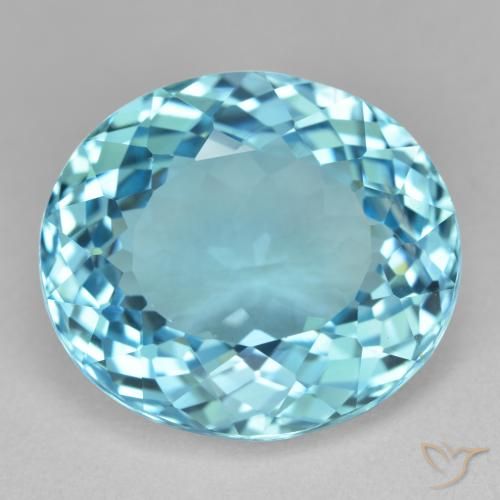 26.41ct Natural Azul Suíço Topázio, oval, VS