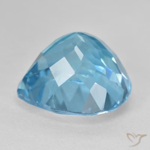 Topázio Azul Yale Natural 25.68ct, Formato de pêra, VS
