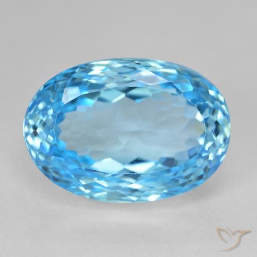 26.63ct Natural Azul Suíço Topázio, oval, VS