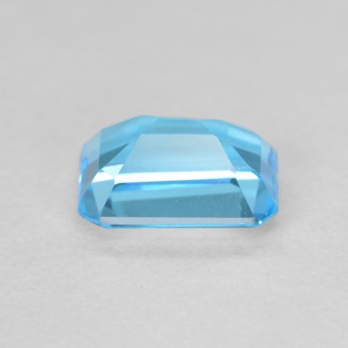 Topázio Azul Suíço Natural 1.90ct, Corte Octógono / Esmeralda, VVS-VS