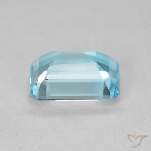Topázio Azul Suíço Natural 1.92ct, Corte Octógono / Esmeralda, VVS