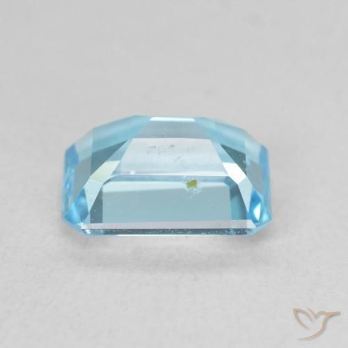 Topázio Azul Suíço Natural 1.89ct, Corte Octógono / Esmeralda, VVS