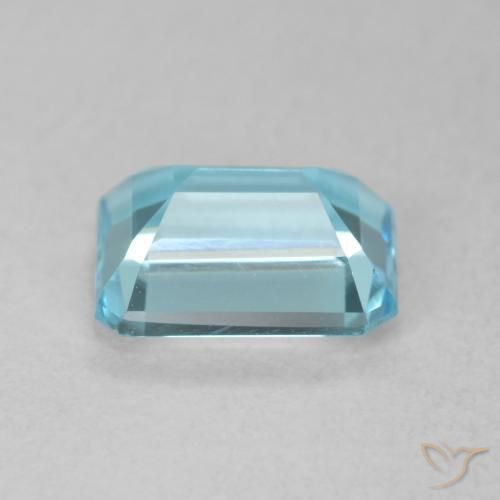 Topázio Azul Suíço Natural 1.99ct, Corte Octógono / Esmeralda, VVS