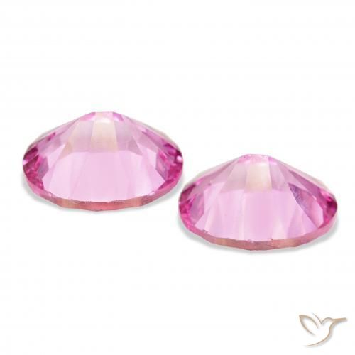 Pedras preciosas de Topázio Rosa quente natural de 6.11 ct, oval, VS