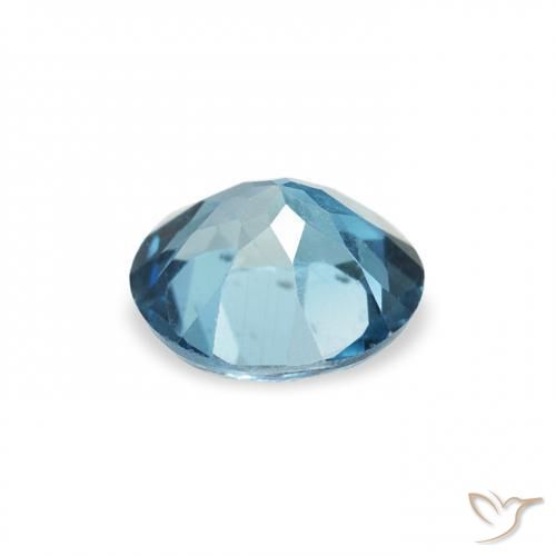 Topázio Londres Azul Natural 0.88ct, Redondo, VS