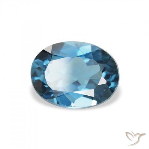 Topázio Londres Azul Natural 1.62ct, oval, VVS-VS